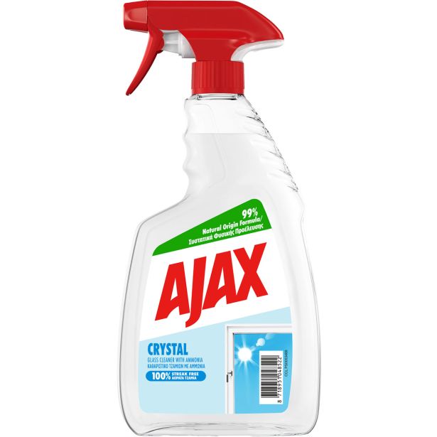 ČISTILO ZA STEKLO AJAX CRYSTAL 750 ML S PRŠILKO