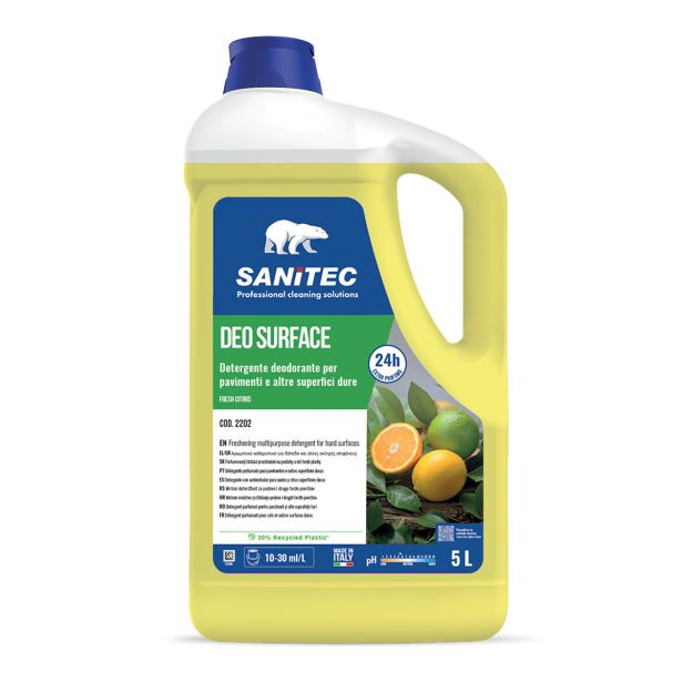 ČISTILO ZA TLA SANITEC DEO SURFACE FRESH CITRUS 5 L