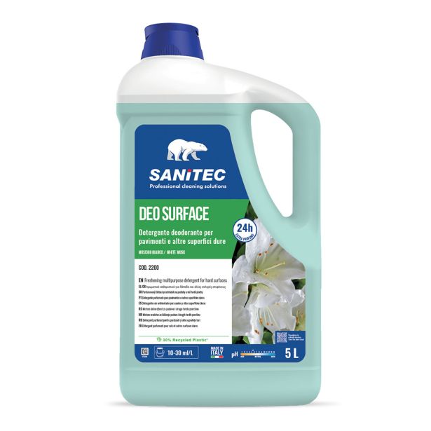 ČISTILO ZA TLA SANITEC DEO SURFACE MUSCHIO BIANCO 5 L