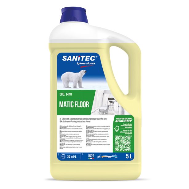 ČISTILO ZA TLA SANITEC MATIC FLOOR 5 L, ZA STROJNO ČIŠČENJE