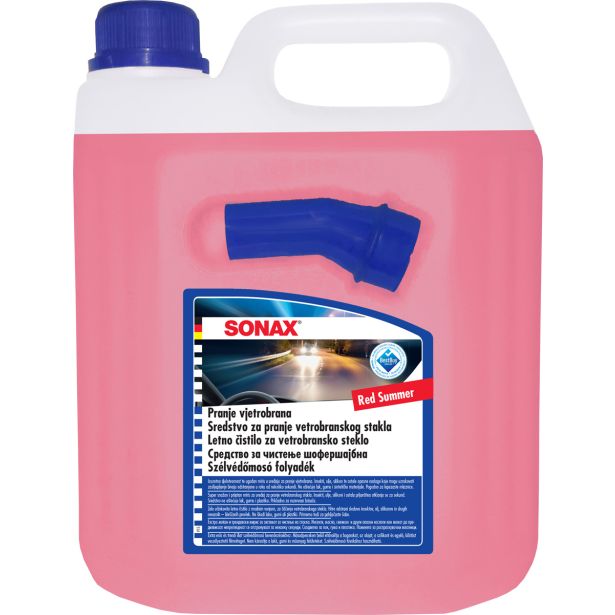 SONAX LETNO ČISTILO ZA VETROBRANSKO STEKLO RED SUMMER 3L