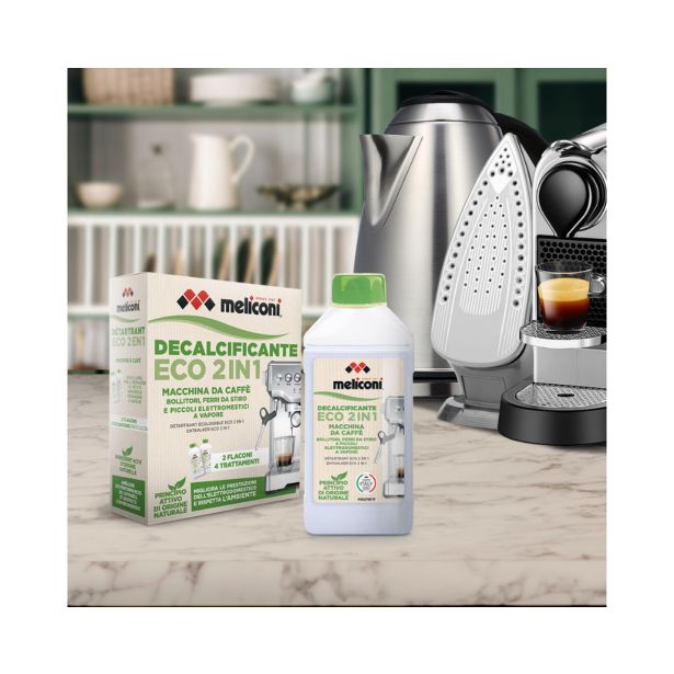 ČISTILO ZA VODNI KAMEN MELICONI ZA MALE APARATE ECO 2V1 2X 250 ML