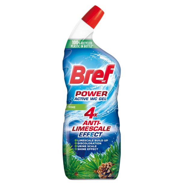 ČISTILO ZA WC, KOPALNICO HENKEL LCH BREF POWER ACTICE WC GEL PINE 750 ML