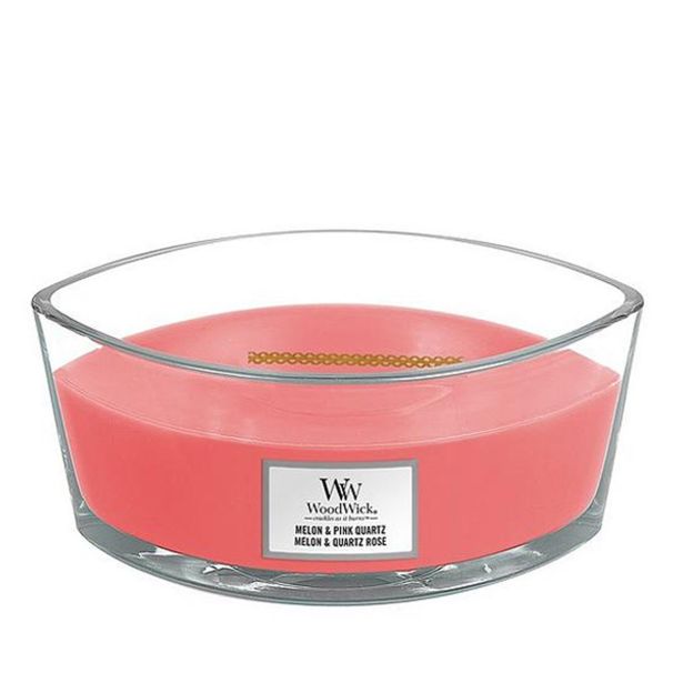 DIŠEČA SVEČA WOODWICK CLASSIC ELIPSE MELON & PINK QUARTZ 1681466E