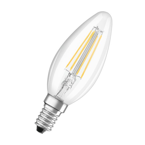 LED ŽARNICA E14 OSRAM CLB40 4.5W/827, BISTRA SST, DIM, FILAMENT