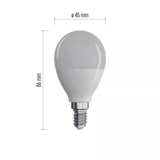 LED ŽARNICA E14 EMOS CLS MINI GL 8W WW