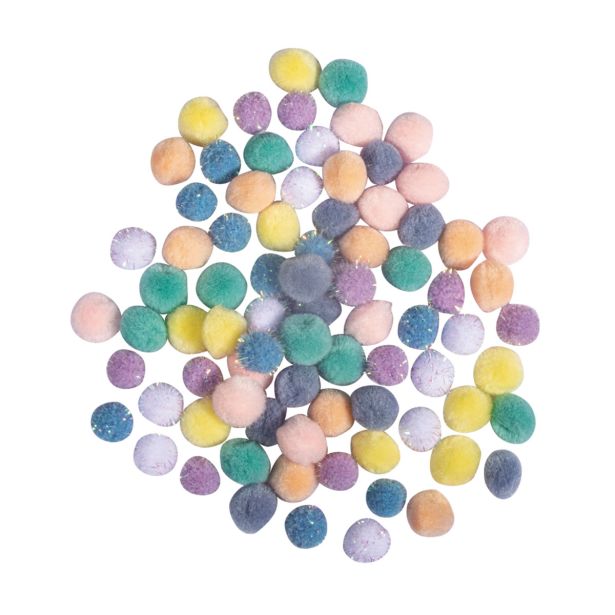 DROBNI ART.ZA USTVARJANJE RAYHER COFKI MEŠANI, 15 MM PASTELNE BARVE, 80 KOSOV