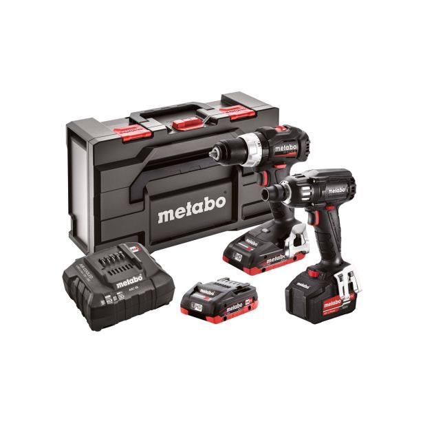 AKUMULATORSKI SET METABO COMBO SET 2.2.7 18V BL SE BLACK EDITION