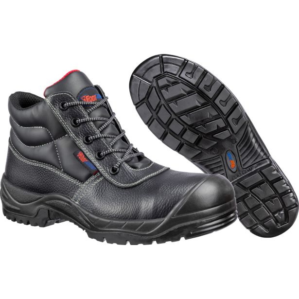 VISOKI DELOVNI ČEVLJI FOOTGUARD COMPACT MID ŠT.39, ČRN S3 SRC