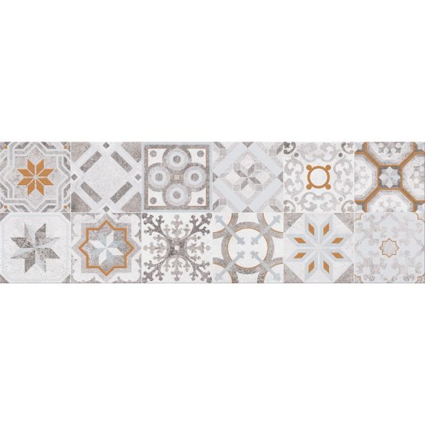 STENSKA PLOŠČICA CERSANIT CONCRETE STYLE INSERTO PATCHWORK 20X60 DEKOR