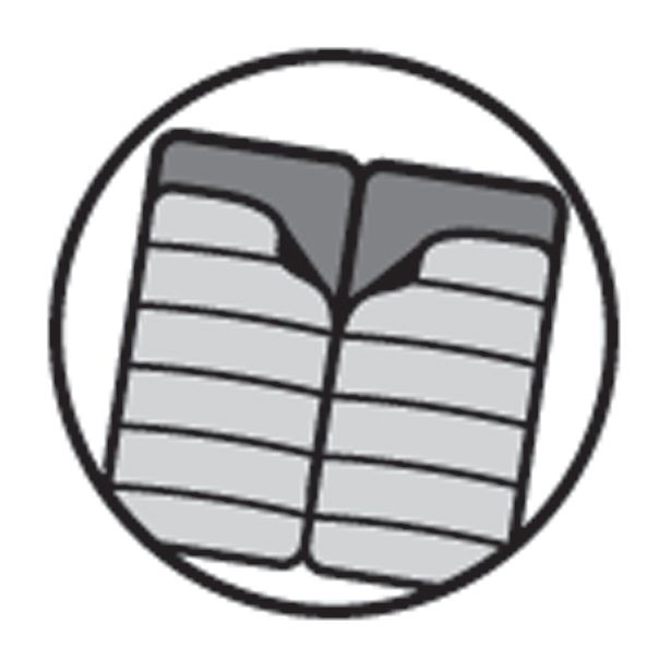 SPALNA VREČA OUTWELL CONTOUR RED 225X90 CM