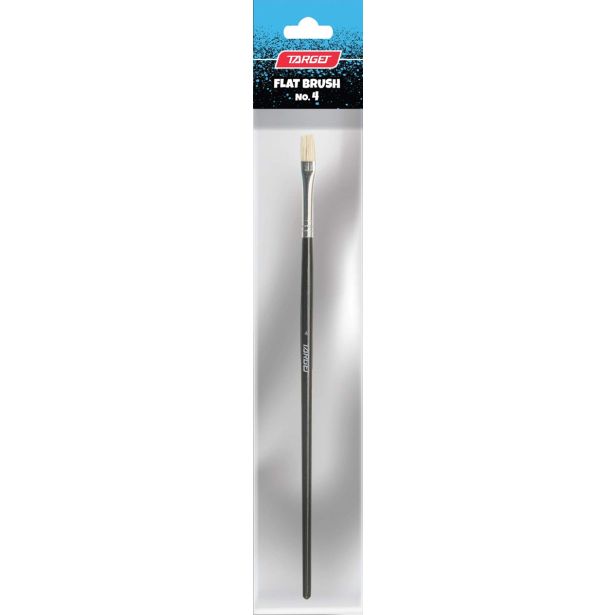 ČOPIČI, PALETE, LONČKI TARGET ČOPIČ PLOŠČAT ŠT. 4 BL.1/1 27484