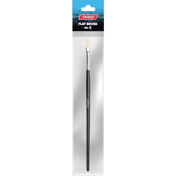 ČOPIČI, PALETE, LONČKI TARGET ČOPIČ PLOŠČAT ŠT. 6 BL.1/1 27485