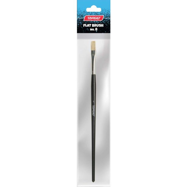 ČOPIČI, PALETE, LONČKI TARGET ČOPIČ PLOŠČAT ŠT. 8 BL.1/1 27486