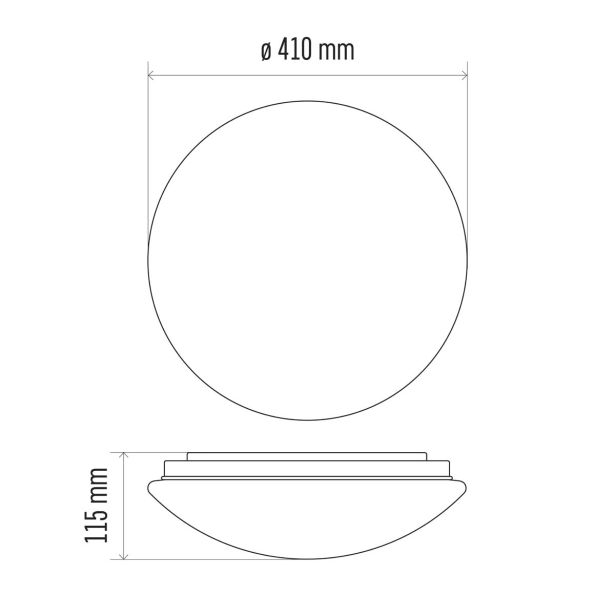 LED SVETILO NADOMETNO CORI, OKROGLO 22W NW IP44