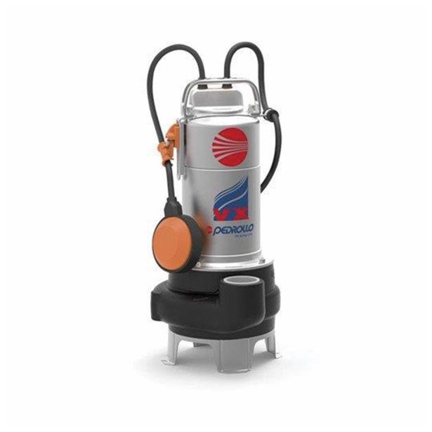 ČRPALKA ZA VODO PEDROLLO VXM 8/50, 1-FAZ., PLOVEC POTOPNA, ZA FEKALNO VODO