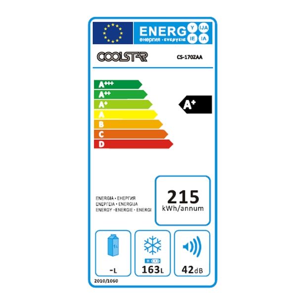 ZAMRZOVALNA OMARA COOLSTAR CS 170 ZAA