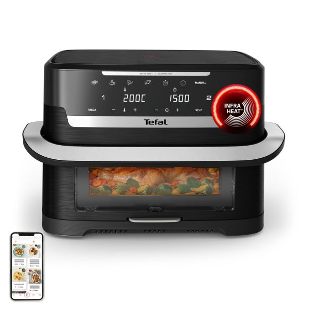 CVRTNIK NA VROČI ZRAK TEFAL INFRA EVER FRY DUAL FLEX EY9278E0