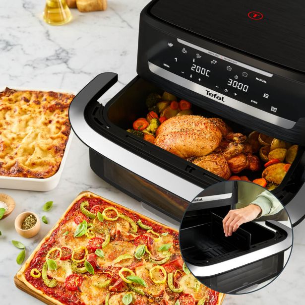 CVRTNIK NA VROČI ZRAK TEFAL INFRA EVER FRY DUAL FLEX EY9278E0