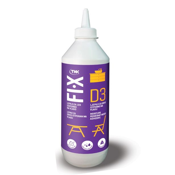 LEPILO ZA LES FIX D3 500 G ODPORNO NA VLAGO