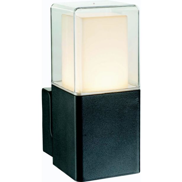 STENSKA VRTNA SVETILKA DALIA-W 12W ČRNA