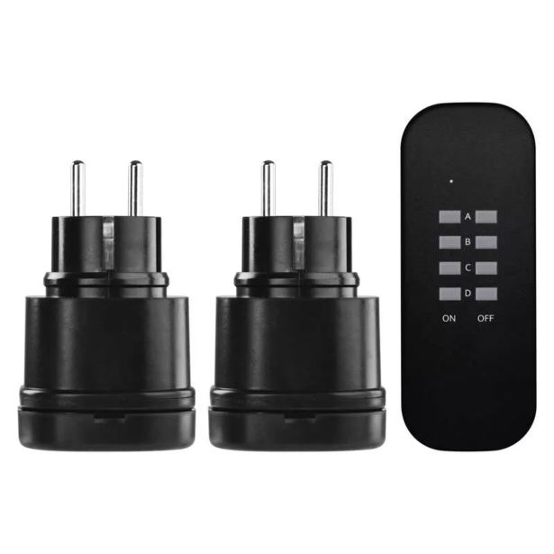 POSEBNA VTIČNICA EMOS DALJINSKO VODENA VTIČNICA IP44 (2X VAR.VTIČ.+DAL.)