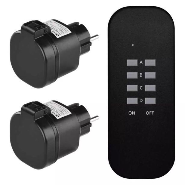 POSEBNA VTIČNICA EMOS DALJINSKO VODENA VTIČNICA IP44 (2X VAR.VTIČ.+DAL.)