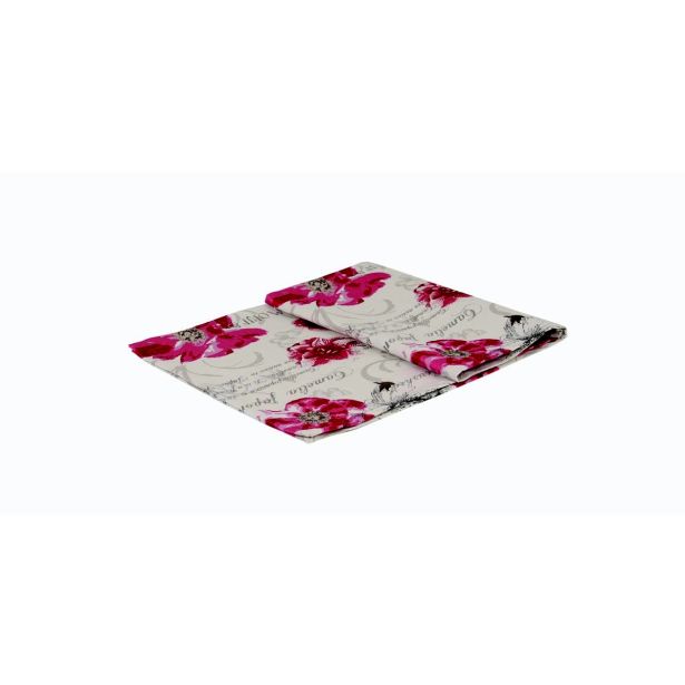 NAMIZNI TEKAČ URH DAMIR 40X140 CM RDEČA CAMELIA