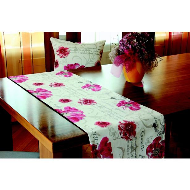 NAMIZNI TEKAČ URH DAMIR 40X140 CM RDEČA CAMELIA