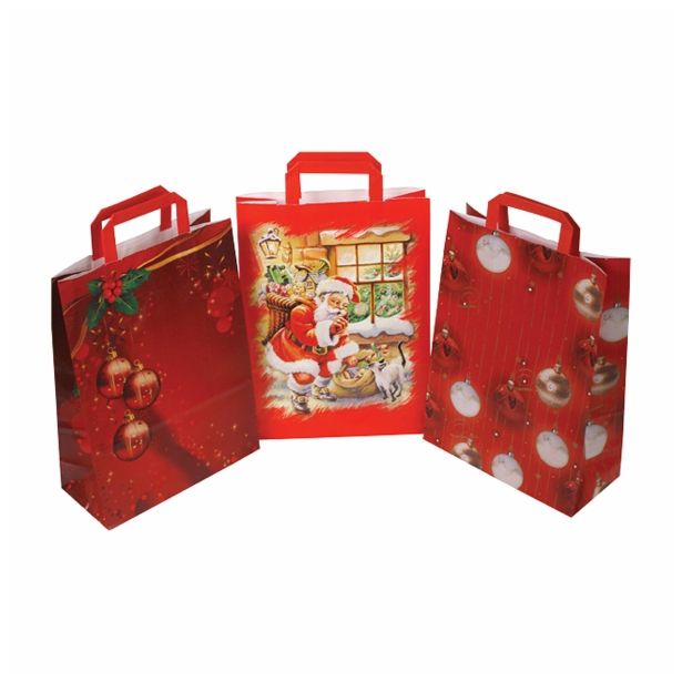 DARILNA VREČKA EKO C - NL S PAPIRNATIM ROČAJEM