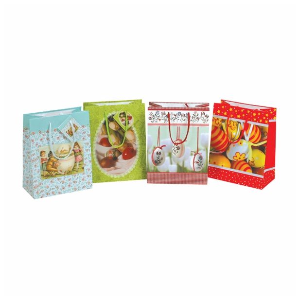 DARILNA VREČKA PLASTIFICIRANA A 5 VELIKA NOČ 180X100X227 MM