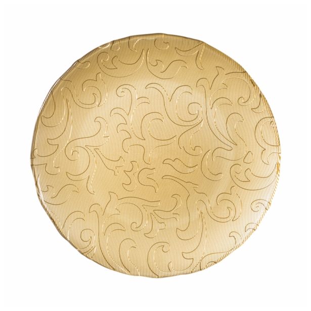 STEKLENI KROŽNIK FLORAL