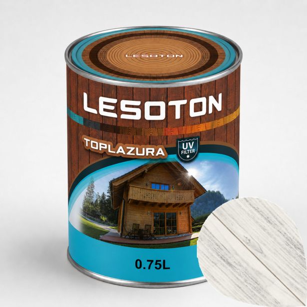 DEBELOSLOJNI PREMAZ LESOTON 0.75 L TOPLAZURA 01 BREZBARVNA