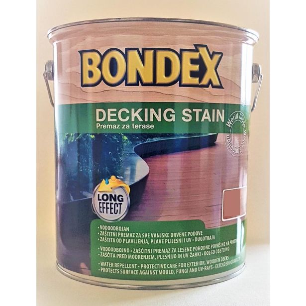 TANKOSLOJNI PREMAZ BONDEX DECKING STAIN 5L 791 GRAFITNO SIVA