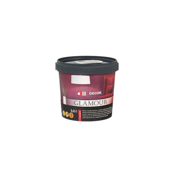 DEKORATIVNA BARVA JUB DECOR GLAMOUR ČRNI 0.65 L