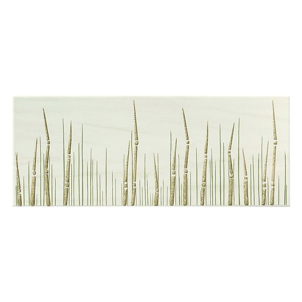 STENSKA PLOŠČICA GORENJE KERAMIKA VELA LIGHT GREEN GRASS B 20X50 DEKOR