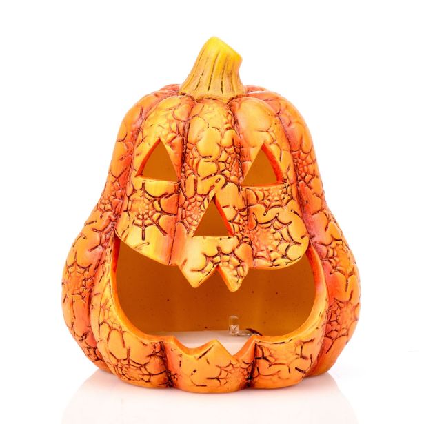 DEKOR.ZA NOČ ČAROVNIC GLOSSTYLE BUČA KERAMIČNA 11 CM SORTIRANO