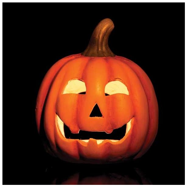 DEKOR.ZA NOČ ČAROVNIC GLOSSTYLE BUČA KERAMIČNA 19 CM PREMERA