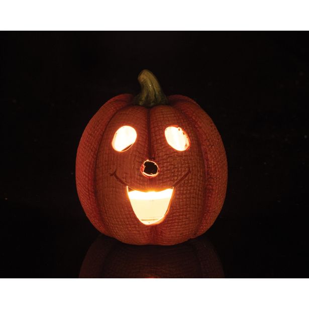 VSE ZA NOČ ČAROVNIC GLOSSTYLE BUČA KERAMIČNA FI 10 CM