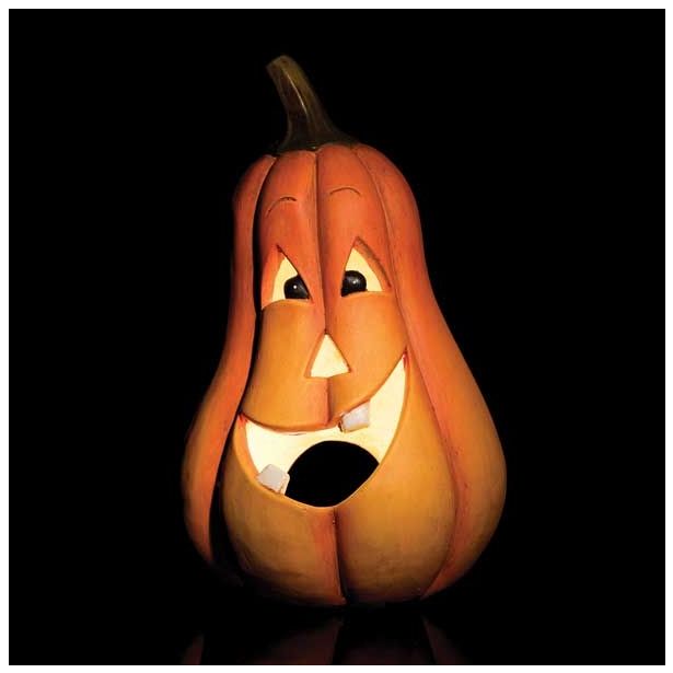 VSE ZA NOČ ČAROVNIC GLOSSTYLE BUČA KERAMIČNA MGO 43 CM