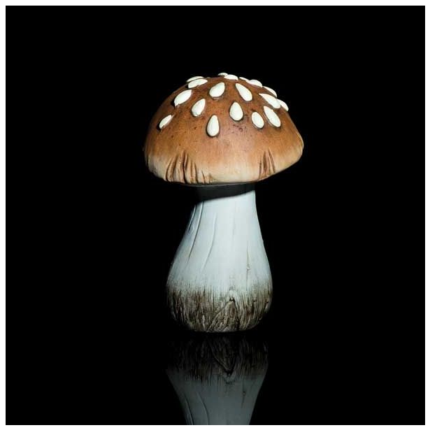 DEKOR.ZA NOČ ČAROVNIC GLOSSTYLE GOBA KERAMIČNA 15 CM