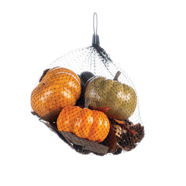 DEKOR.ZA NOČ ČAROVNIC GLOSSTYLE JESENSKA DEKORACIJA Z BUČAMI