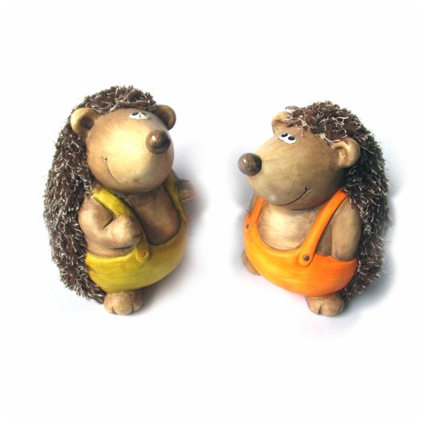 DEKOR.ZA NOČ ČAROVNIC GLOSSTYLE JEŽ KERAMIČNI SORTIRAN 17.5X13.5X20 CM