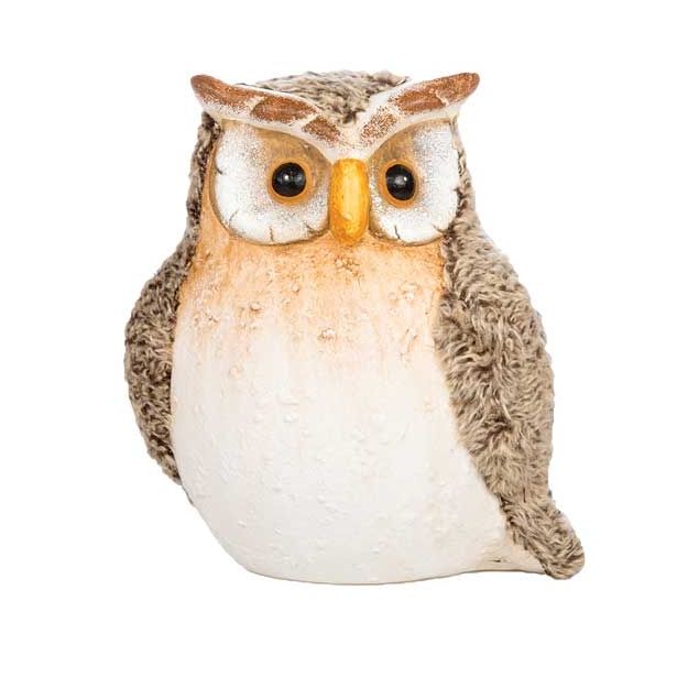 DEKOR.ZA NOČ ČAROVNIC GLOSSTYLE SOVA KERAMIČNA 26 CM