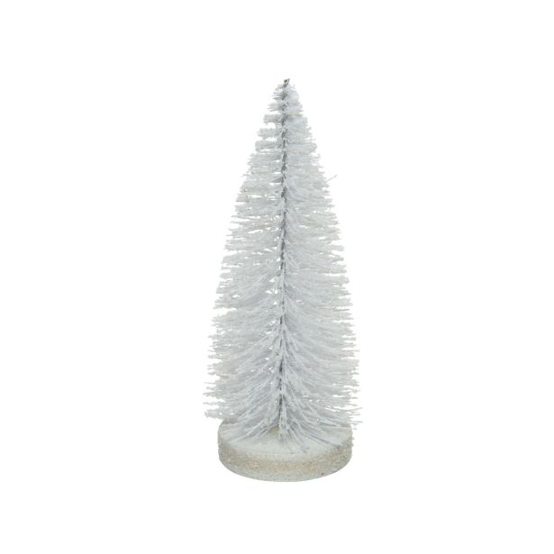 DEKORACIJA DECORIS DREVO 20 CM BELE BARVE