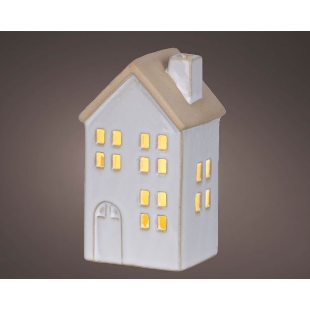 DEKORACIJA DECORIS HIŠKA Z LED LUČKO 1 L 6.20X7.4X12.70 CM