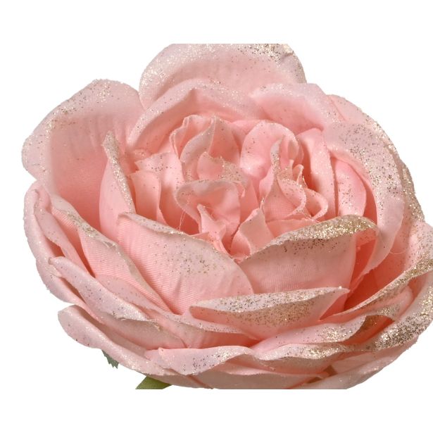 DEKORACIJA DECORIS ROŽA 57 CM ROZA BARVE
