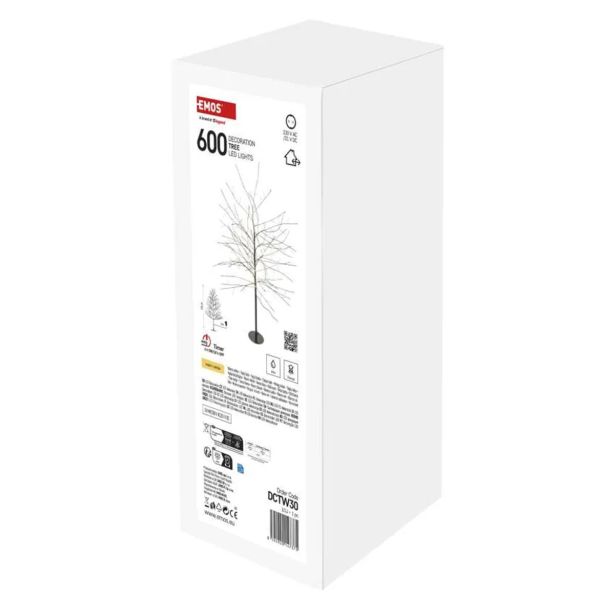 DEKORACIJA EMOS LED SVETLOBNO DREVO 120CM
