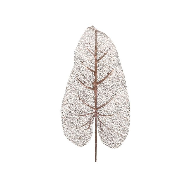 DEKORACIJA EVERLANDS LIST ROZA BARVE 70 CM