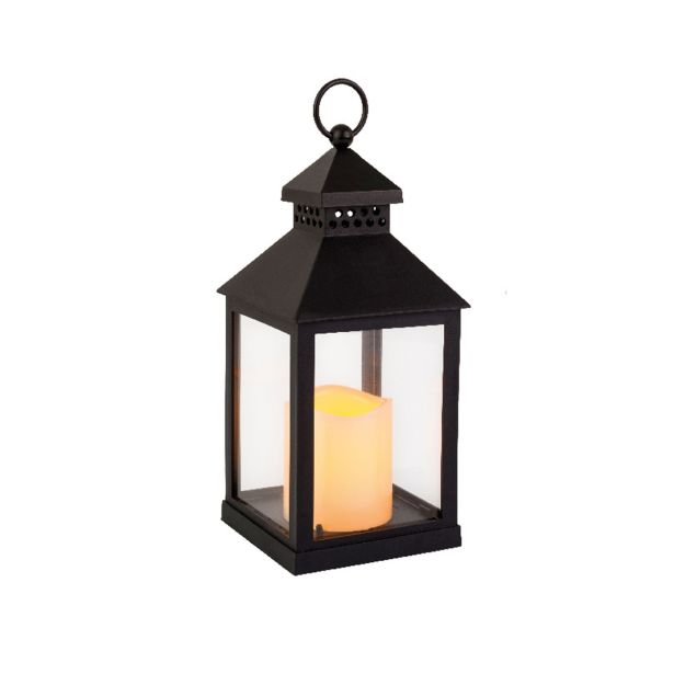 DEKORACIJA LUMINEO LANTERNA Z LED LUČKO 11/22.50 CM, SORTIRANO
